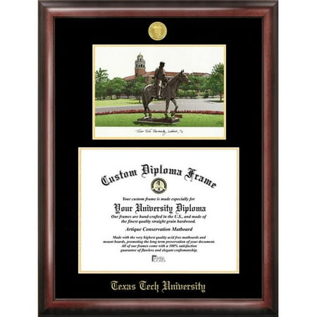 University Of Iowa 8.5" X 11" Gold Embossed Diploma Frame With Campus Images Lithograph