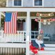 thumbnail image 5 of USA Independence Day Flag Celebration USA Flag 4th Of July Decorative Fireplace Red White Blue Theme Party Decoration Supplies Memorial Day, 5 of 6