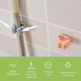 thumbnail image 3 of Punch-free hanging broom holder with non-marking mop clip (white), 3 of 5