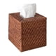 thumbnail image 1 of Caja de pañuelos de ratán creativa Caja de pañuelos de escritorio de oficina de sala de estar hecha a mano estilo pastoral, 1 of 5