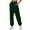 DO01-Army Green, variant on IYYVV Sweatpants for Women Cinch Bottom Drawstring Elastic Waist Pants Solid Color Yoga Jogger Lounge Trousers with Pockets Brown S
