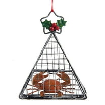 Kurt Adler Coastal Wire Cage Crab Christmas Ornament – Nautical Beach Holiday Tree Décor