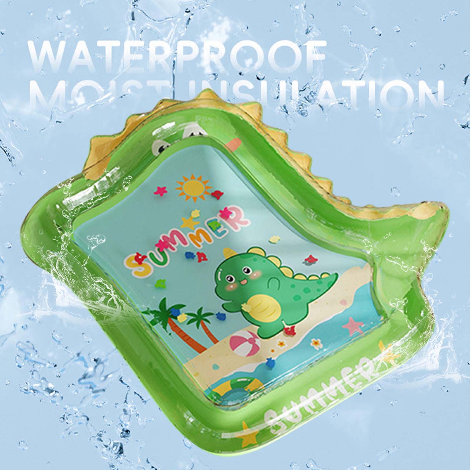 Inflatable Water Sensory Play Mat for Indoor Cats Interactive Ocean Themed Pet Toy Durable Crawling Cushion