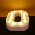 thumbnail image 3 of Morttic LED Letter Lights Alphabet Light Up Sign Night Light for Home Party Wedding Decoration - O, 3 of 8