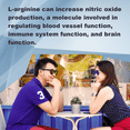 thumbnail image 4 of LifeLink's L-Arginine | 500 mg x 100 capsules | Nitric Oxide Precursor | Gluten Free & Non-GMO | Made in the USA, 4 of 9
