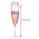 thumbnail image 3 of RKSTN Champagne glass Disposable Plastic Champagne Glasses 180ml HighStem Champagne Wine Cups PS Plastic Red Wine Glasses., 3 of 6
