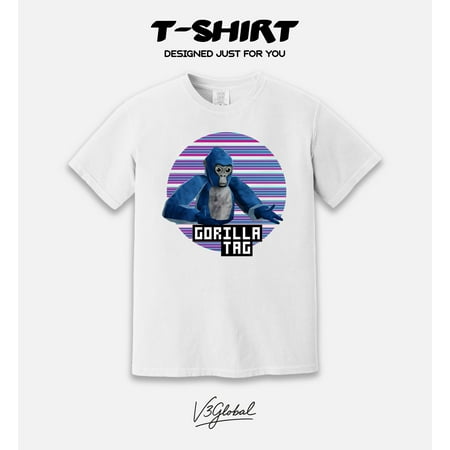 Tag Online VR Game Monke Chase Virtual Multiplayer Comfort Color T-Shirt, for men & women, up to size 4XL