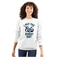 thumbnail image 3 of I Put Eat In Cheat Day Funny Foodie Unisex Plus Fleece Graphic Sweatshirt Brisco Brands 4X, 3 of 5