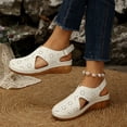 thumbnail image 5 of YOUYEDIAN Orthopedic Shoes for Women 2026 Wide Slip on Non Slip Mesh Sneakers Summer Casual Lightweight Closed Toe Arch Support Shoes (White), 5 of 9