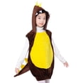thumbnail image 3 of FINALGANG Boys Girls Kids Dinosaur Dress Up Set Sleeveless Hooded Romper With Shoe Covers For Party Performance Wear Soft Outfit, 3 of 5