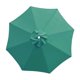 thumbnail image 5 of Sombrilla ligera para patio con dosel superior Verde, 5 of 9