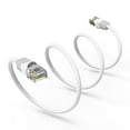 thumbnail image 2 of Cat6 Ethernet Patch Cable White 75ft, 550MHZ UTP 24 AWG Bare Copper Molded Snagless Half-Moon Boot Network Patch Cable with Connector – High-Speed Internet Cable LAN Wire for Computer Networks, 2 of 8
