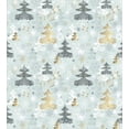 thumbnail image 3 of Ambesonne Nature Duvet Cover Set, Retro Soft Pine Tree, King, Blue Grey and Dark Mustard, 3 of 6