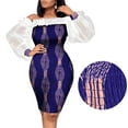 thumbnail image 3 of BintaRealWax Custom African Print Pencil Dresses for Women Dress Sexy Party Dress Wear Plus Size Dress Ankara Wax, 3 of 3