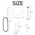thumbnail image 2 of Kit de limpieza de refrigerador reutilizable de 10 piezas, cepillo espiral flexible de 1,5 m de largo, herramienta de limpieza del orificio de drenaje del refrigerador, limpieza del refrigerador Sincero Hogar, 2 of 5