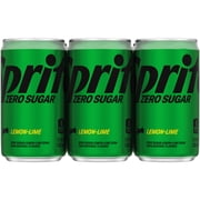 Sprite Zero Sugar Lemon-Lime Caffeine Free Soda Pop Mini Cans, 7.5 fl oz, 6 Pack