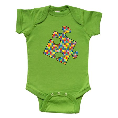 

Inktastic Jigsaw Patterned Jigsaw Piece Gift Baby Boy or Baby Girl Bodysuit
