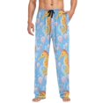 thumbnail image 4 of Seahorse and Bubble Men's Pajama Pants with Pocket Lounge Pants Pajama Sleep Pant Pj Comfortable, 4 of 7