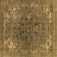 thumbnail image 1 of Ahgly Company Indoor Square Oriental Brown Industrial Area Rugs, 4' Square, 1 of 4