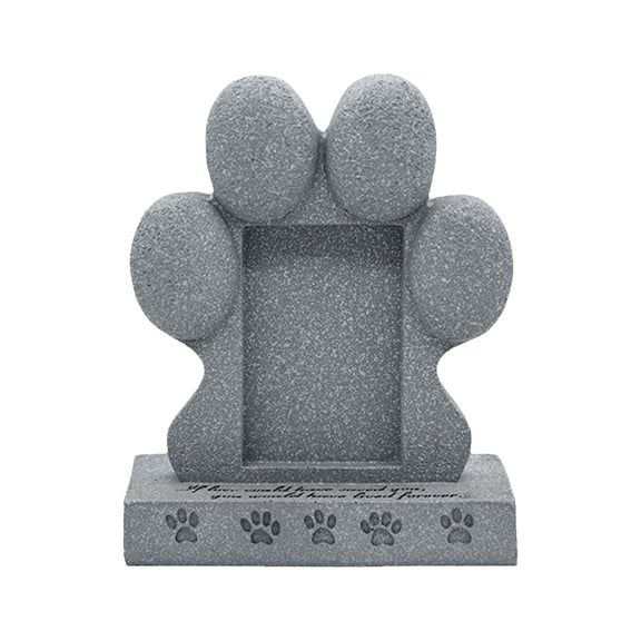 LEHOZIHEQ Pet Memorial Gifts, Dog Memorial Gifts for Loss of Dog Personalized Picture Frame, For Sympathy Poem Remembrance Tombstone in Lawn Backyard