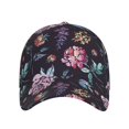 thumbnail image 2 of Daiia Roses Flowers print Baseball Cap Men Women Golf Dad Hat Adjustable Original Classic Low Profile Hat Unconstructed Plain Cap, 2 of 9