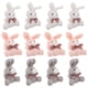 thumbnail image 3 of 12 llaveros de conejito de peluche, colgantes decorativos de conejo., 3 of 8
