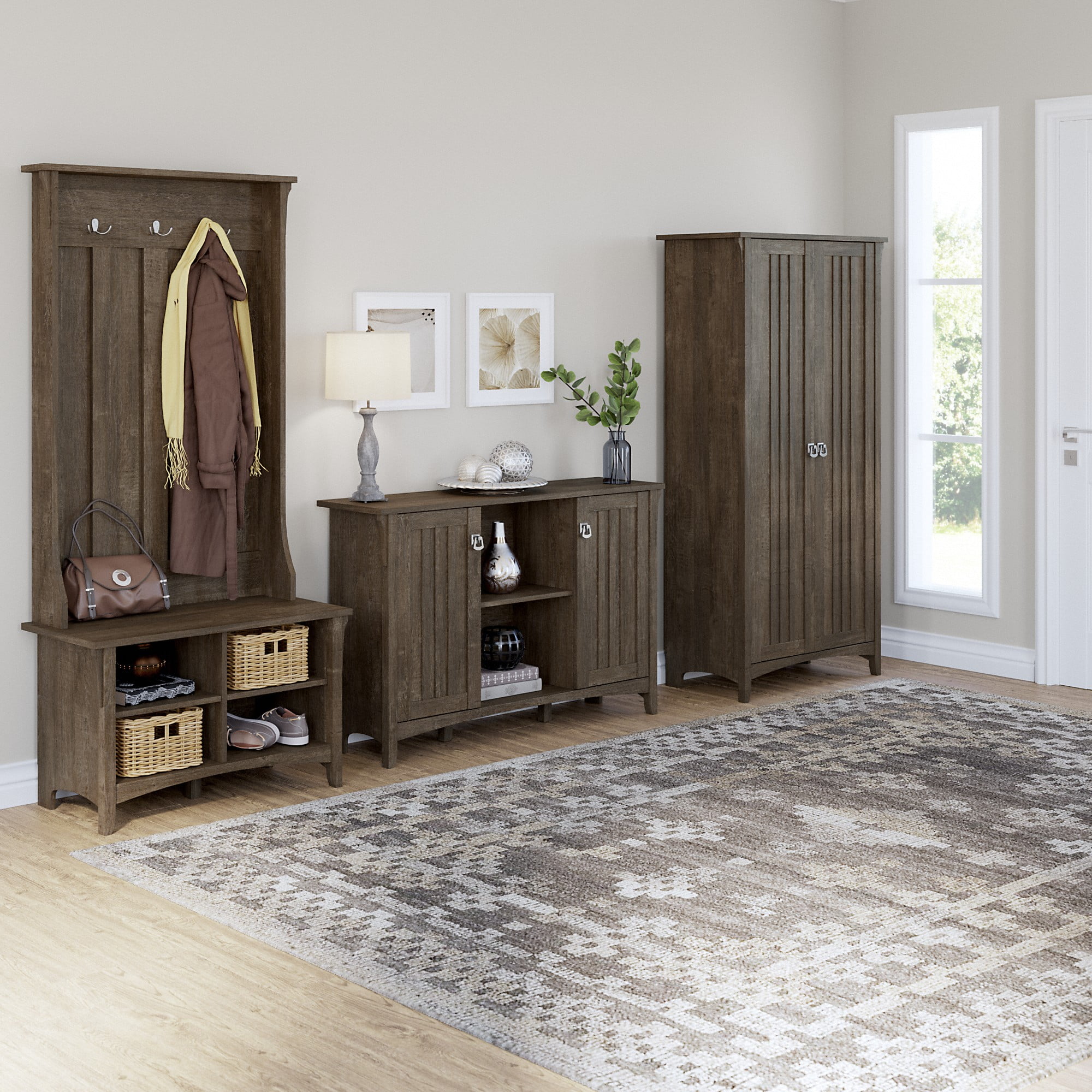 Bush furniture salinas accent storage cabinet on sale with doors sas147