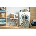 thumbnail image 2 of Ahgly Company Machine Washable Indoor Rectangle Abstract Brown Gold Area Rugs, 8' x 12', 2 of 7
