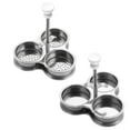 thumbnail image 4 of Billuyoard Escalfador de huevos, vaporizador para caza furtiva, 3 tazas, bandeja para hacer brunch, utensilios de cocina con mango, utensilio de Cocina y Comedor, 4 of 6