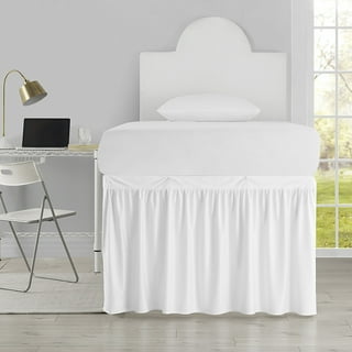 Dorm Bedding Set With Tailored Look Bed Skirt College Dorm Room Essentials  8-piece Starter Pak 