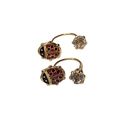 thumbnail image 2 of ARETES DE CATARINA DE ORO LAMINADO  1 PAR, 2 of 4