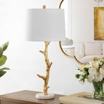 SAFAVIEH Olenna 29.5 in. Twig Resin Table Lamp, Gold Leaf