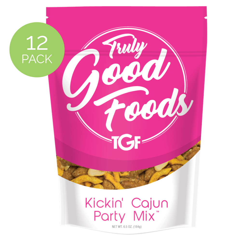 Kickin' Cajun Party Mix Truly Good Bags, 6.5oz, 12count