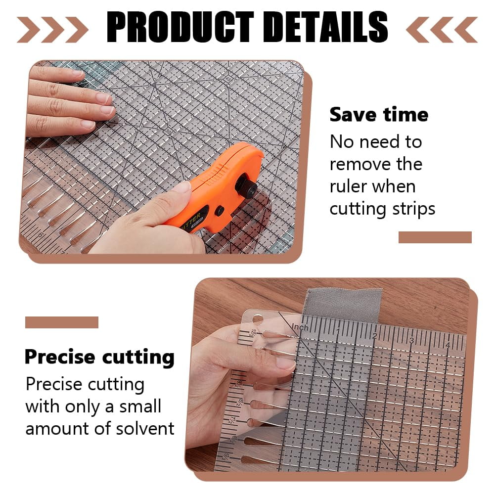 Acrylic Quilting Ruler Large Transparent Sewing Ruler