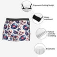 thumbnail image 6 of Daiia record rock music Skull Men's Underwear Boxer Briefs, Cotton Stretch Moisture-Wicking Underwear-Small, 6 of 9