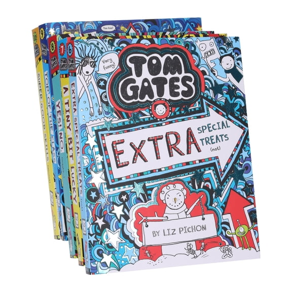 Tom Gates Series 2 (Book 6-10) By Liz Pichon: 5 Books Set - Ages 7-12 - Paperback
