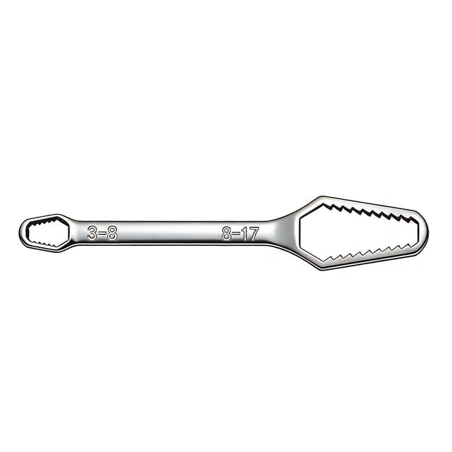 Clé Universelle à Double Extrémité pour Automobile, Bicyclette, Entretien, Plomberie, Clé 8-22 mm à Serrage Automatique, Clé Réglable