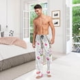 thumbnail image 7 of Love in Paris Ghost Pajama Pants, Men's Lounge Pants Light with Drawstring and Pockets, Christmas New Year Birthday Father's Day Gifts, 7 of 7