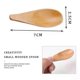 thumbnail image 2 of 5 Pieces Mini Wooden Spoon Condiments Spoon with Short Handle for Coffee Loose Tea Leaves Milk Powder Spice Candy Etc, 2 of 5
