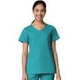thumbnail image 1 of Red Panda Maevn Womens Curved Mock Wrap Top, 1 of 1