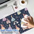 thumbnail image 4 of Long Mouse Pads for Desk,Dark Blue Little Princess Pattern Desk Mats on Top Of Desks, Desk Mouse Pad Extra Large with 3mm Non-Slip Base and Stitched Edge for Gaming,Office,Work,Home 35.4"x15.7", 4 of 6