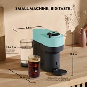 Nespresso Vertuo Pop+ Coffee and Espresso Maker by Breville, Aqua Mint