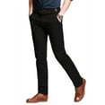 thumbnail image 5 of Matchstick Men’s Slim-Fit Flat Front Tapered Casual Chino Pants, 5 of 10