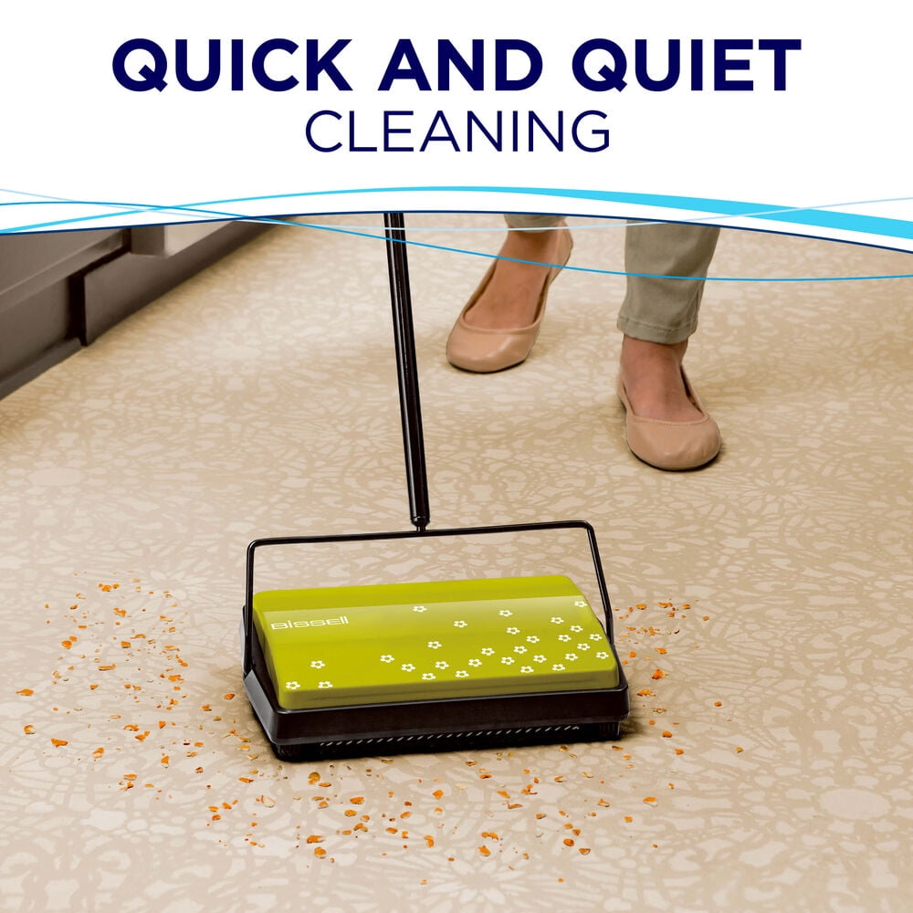 BISSELL Refresh Carpet & Floor Manual Sweeper, 2198