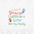 thumbnail image 4 of Inktastic Surfer Like Daddy Childs Surfing Girls Toddler Dress, 4 of 5