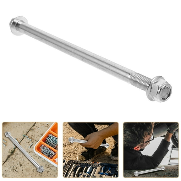 Raindrops Engine Mounting Bolt Kit for Car Wide Compatibility Metal Silver Precise Dimensions 0.5 Inch