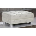 thumbnail image 4 of AE-L138 Ivory Color With Faux Leather Sectional - Right Facing Chaise, 4 of 6