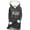 Dark Gray, variant on NinXxx Women's Hooded Sweatshirt Soft Pullover Casual Streetwear Top Yellow XXXL