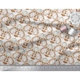 thumbnail image 3 of Soimoi Poly Georgette Fabric Floral,Fish & Deer Artistic Print Fabric by The Yard 42 Inch Wide, 3 of 3