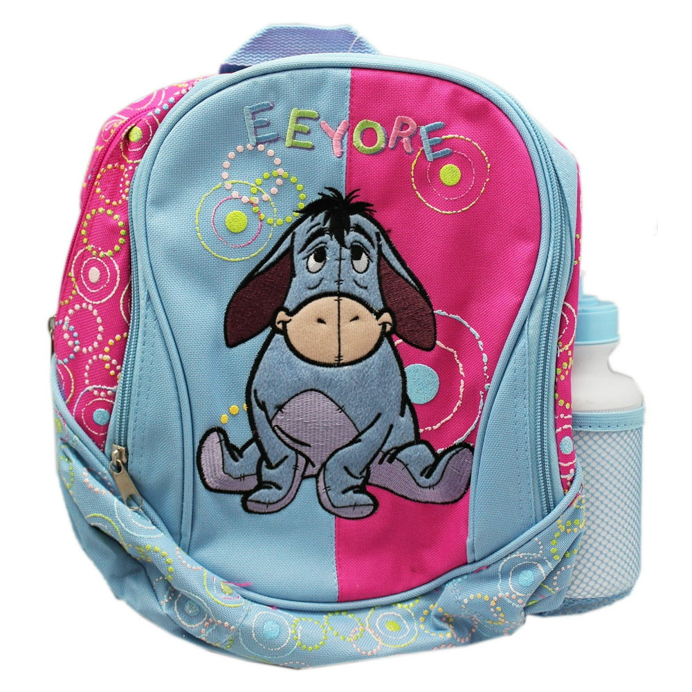 Disney Winnie the Pooh Pouting Eeyore Dual Pocket Small Size Backpack